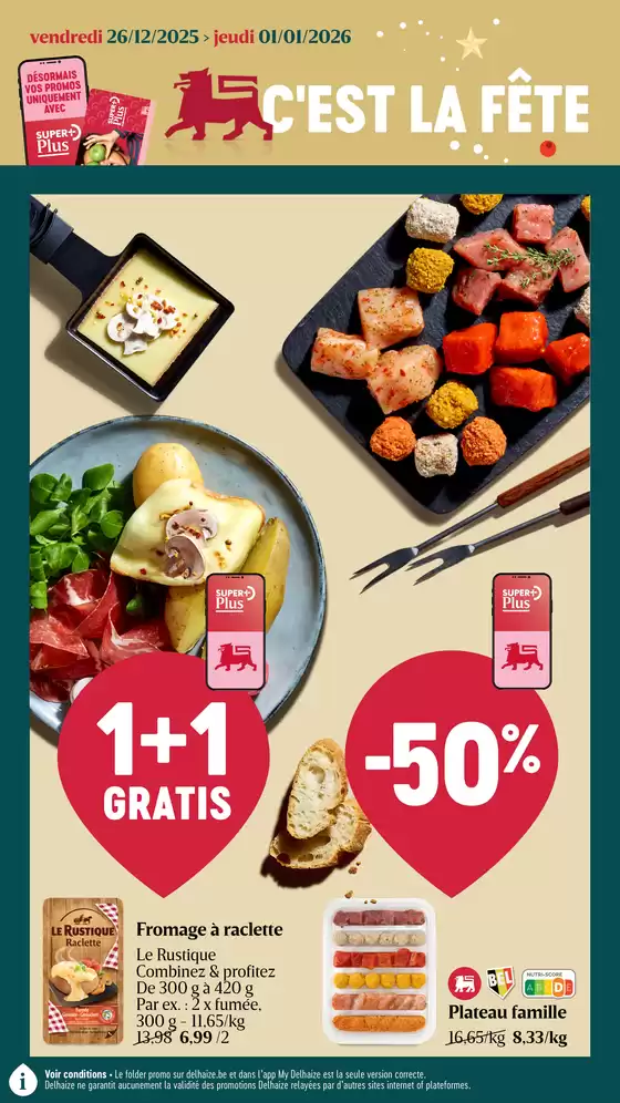 Catalogue AD Delhaize | Nos meilleures bonnes affaires | 2025-12-26T00:00:00.000Z - 2026-01-01T00:00:00.000Z