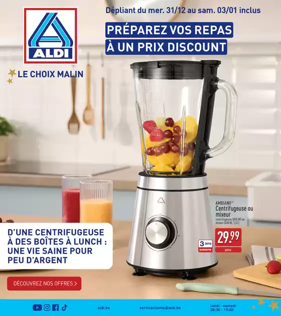 Catalogue Aldi | Offres et promotions actuelles | 2025-12-31T00:00:00.000Z - 2026-01-03T00:00:00.000Z
