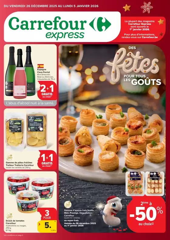 Catalogue Carrefour Express à Hal | Hyper Transverse FR | 2025-12-26T00:00:00.000Z - 2026-01-05T00:00:00.000Z