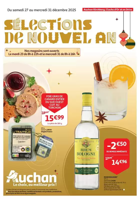 Catalogue Auchan à Zonhoven | Offres spéciales attractives pour tout le monde | 2025-12-27T00:00:00.000Z - 2025-12-31T00:00:00.000Z