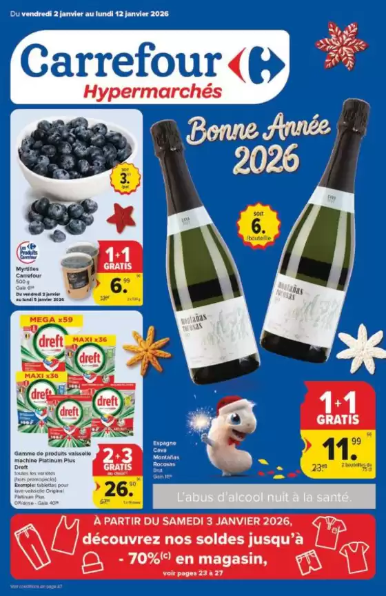 Catalogue Carrefour Drive | Meilleures offres pour tous les chasseurs de bonnes affaires | 2026-01-02T00:00:00.000Z - 2026-01-12T00:00:00.000Z