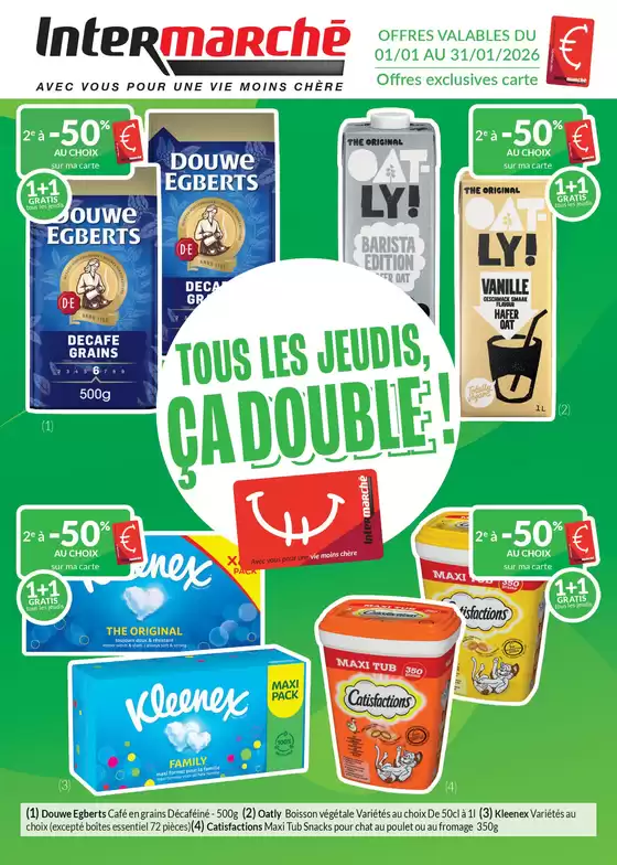 Catalogue Intermarché à Bruxelles | Les offres de janvier avec la carte intermarche 2026 - FR | 2026-01-01T00:00:00.000Z - 2026-01-31T00:00:00.000Z