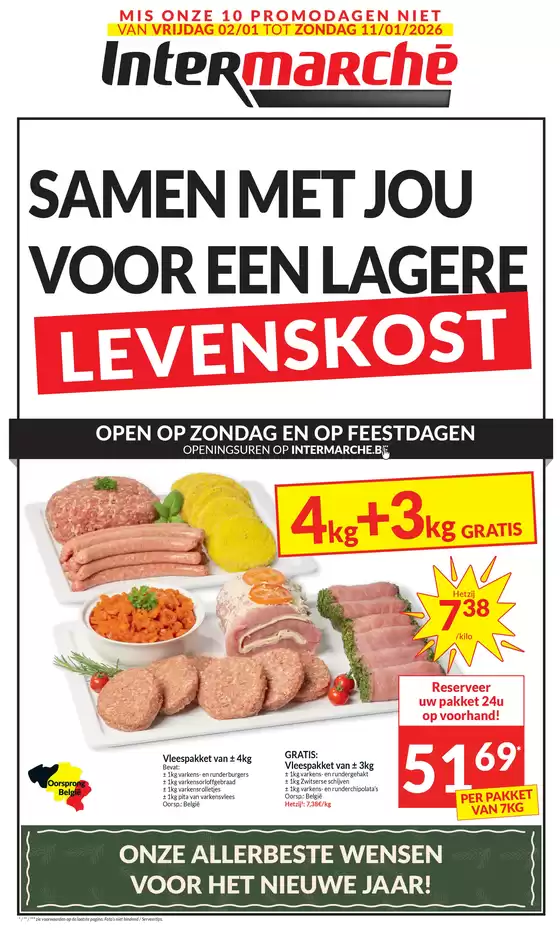 Catalogue Intermarché à Crainhem | Ontdek de folder van 02 02 25 - NL | 2026-01-02T00:00:00.000Z - 2026-01-11T00:00:00.000Z