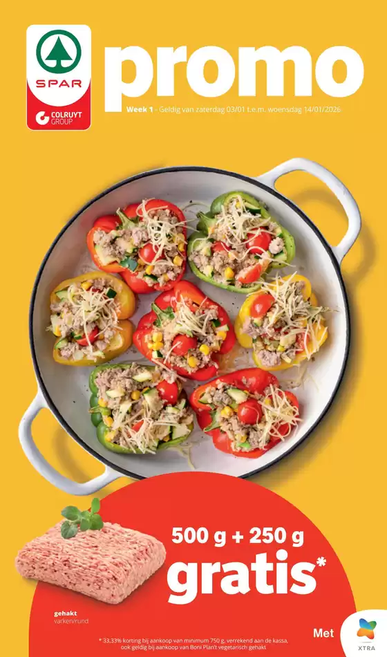 Catalogue SPAR à Crainhem | Super réductions sur des produits sélectionnés | 2026-01-03T00:00:00.000Z - 2026-01-14T00:00:00.000Z