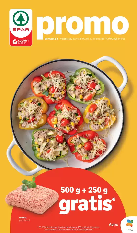 Catalogue SPAR à Crainhem | Offres pour les chasseurs de bonnes affaires | 2026-01-03T00:00:00.000Z - 2026-01-14T00:00:00.000Z