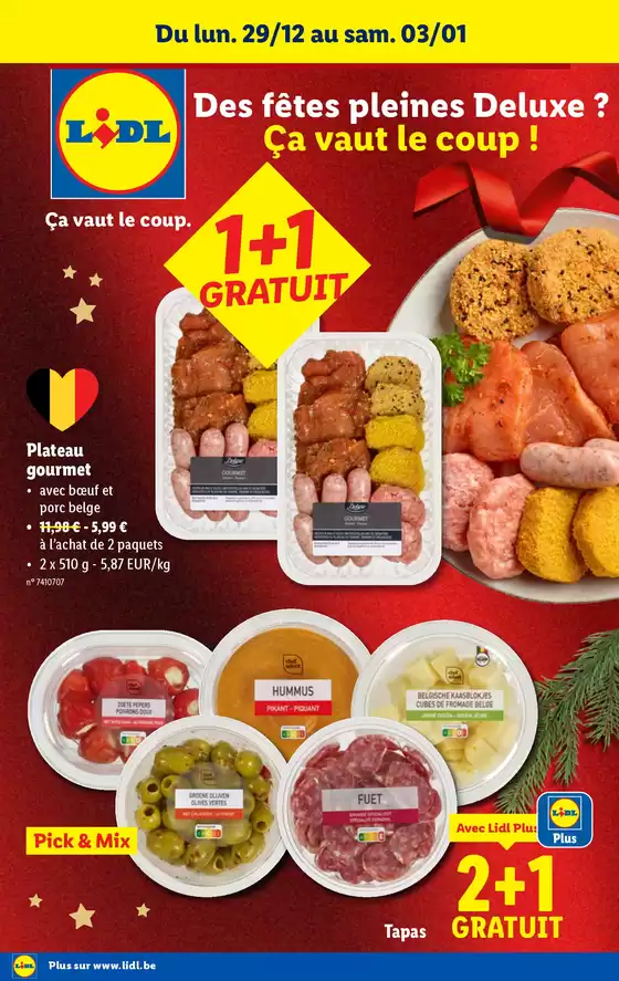 Catalogue Lidl à Hasselt | 29/12 - 03/01 | 2025-12-29T00:00:00.000Z - 2026-01-03T00:00:00.000Z