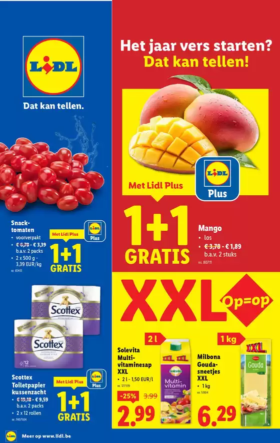 Catalogue Lidl à Hasselt | 02/01 - 06/01 | 2025-12-29T00:00:00.000Z - 2026-01-06T00:00:00.000Z