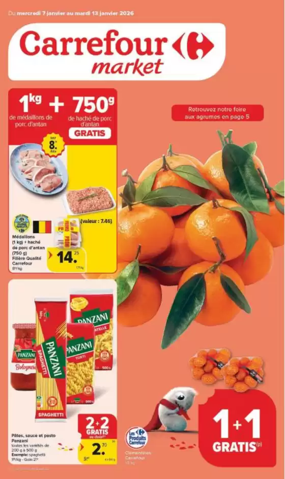 Catalogue Carrefour Market | Large sélection d'offres | 2026-01-07T00:00:00.000Z - 2026-01-13T00:00:00.000Z