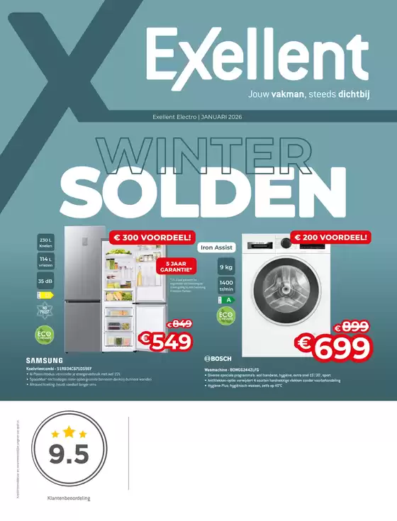 Catalogue Exellent | Exellent witgoed folder wintersolden 2026 | 2026-01-01T00:00:00.000Z - 2026-01-31T00:00:00.000Z