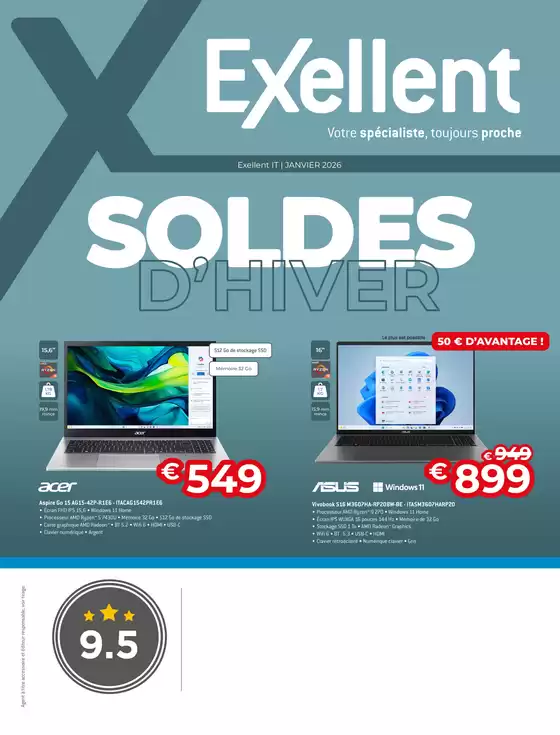 Catalogue Exellent | Folder exellent it soldes dhiver 2026 | 2026-01-01T00:00:00.000Z - 2026-01-31T00:00:00.000Z