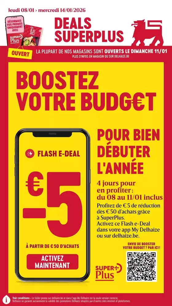 Catalogue Delhaize à Lessines | Découvrez des offres attractives | 2026-01-08T00:00:00.000Z - 2026-01-14T00:00:00.000Z