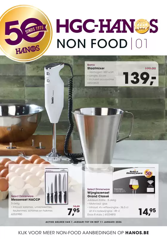 Catalogue Hanos à Grammont | Non Food 1 | 2026-01-05T00:00:00.000Z - 2026-01-11T00:00:00.000Z