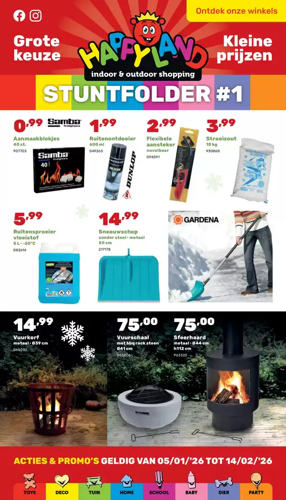Catalogue Happyland à Gembloux | Stuntfolder 1 | 2026-01-05T00:00:00.000Z - 2026-02-14T00:00:00.000Z
