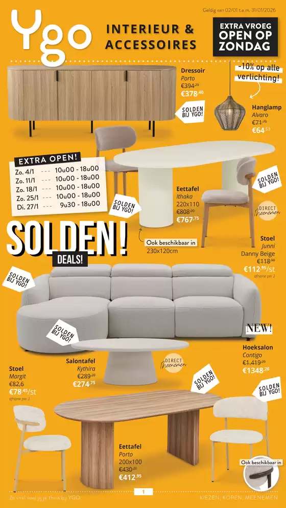 Catalogue YGO à Louvain | Solden Januari | 2026-01-05T00:00:00.000Z - 2026-01-31T00:00:00.000Z