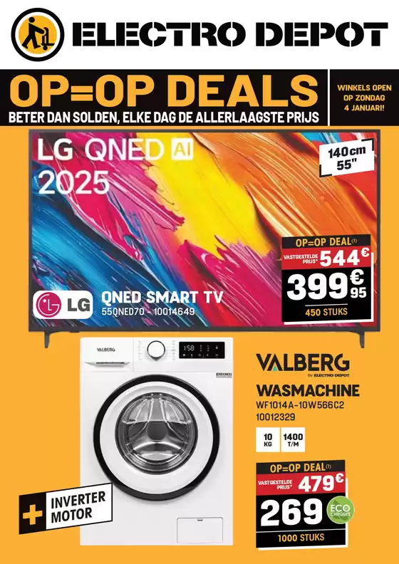 Catalogue Electrodepot à Anvers | Wintersolden NL | 2026-01-05T00:00:00.000Z - 2026-01-31T00:00:00.000Z
