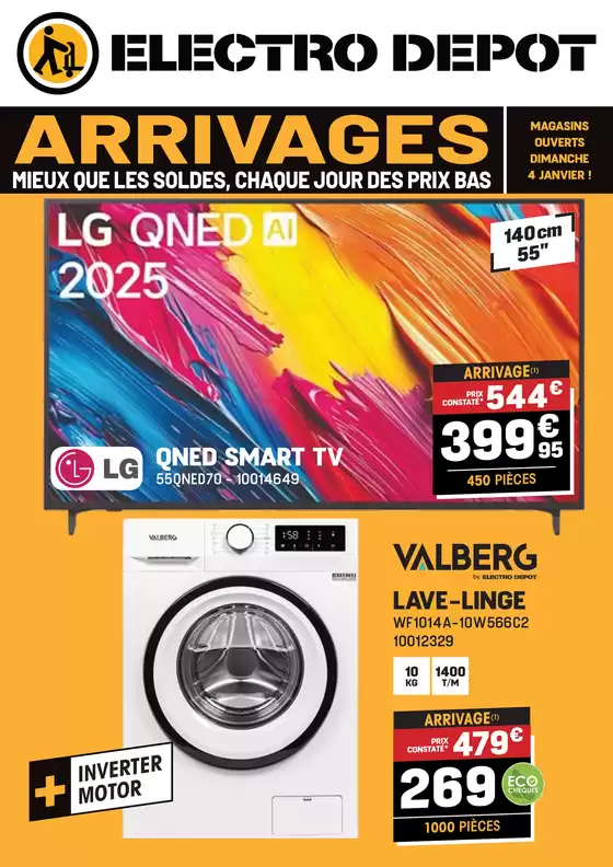 Catalogue Electrodepot à Anvers | Wintersolden FR | 2026-01-05T00:00:00.000Z - 2026-01-31T00:00:00.000Z