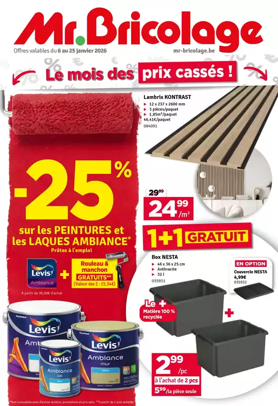 Catalogue Mr. Bricolage à Bruxelles | Folder Mr. Bricolage | 2026-01-06T00:00:00.000Z - 2026-01-25T00:00:00.000Z