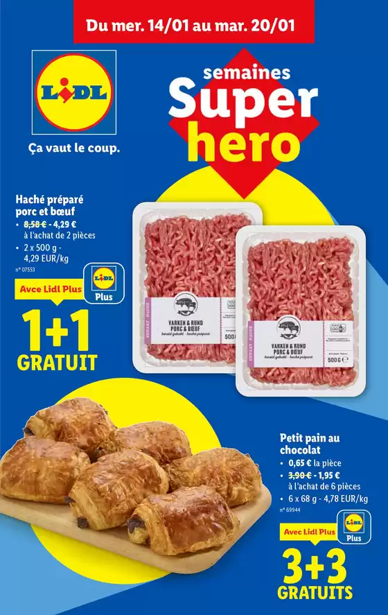 Catalogue Lidl à Nivelles | 1401 - 2001 | 2026-01-14T00:00:00.000Z - 2026-01-20T00:00:00.000Z