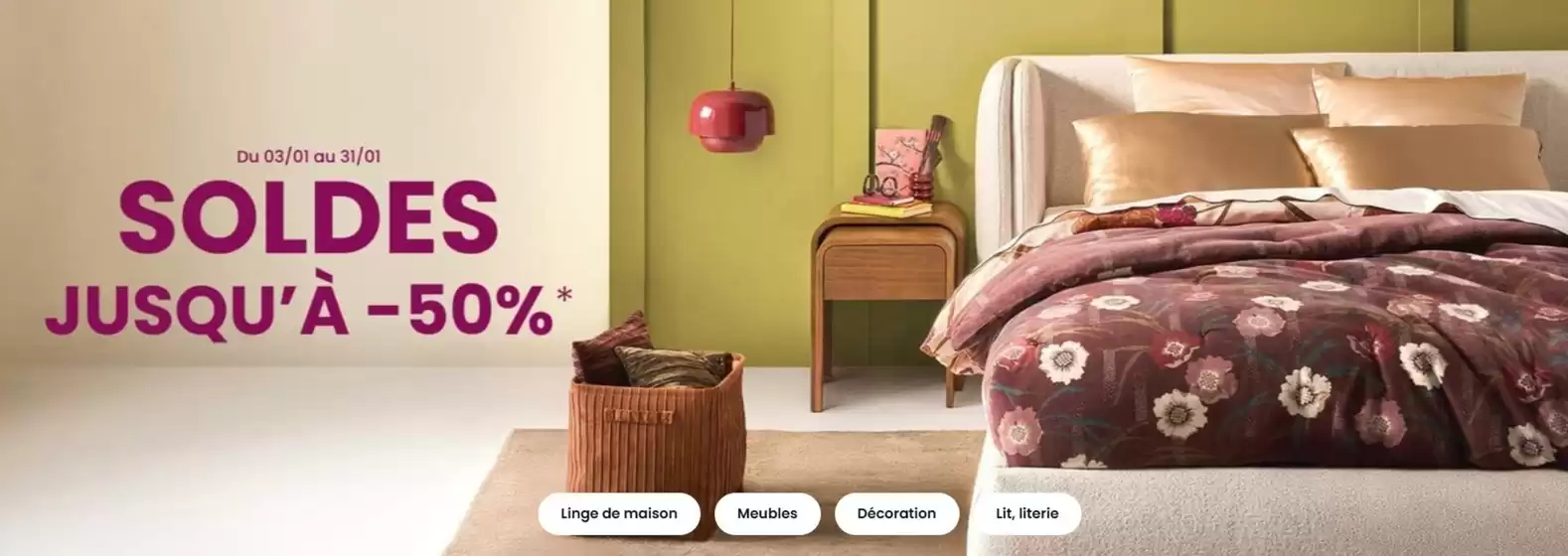 Catalogue La Redoute | Soldes | 2026-01-14T00:00:00.000Z - 2026-01-30T00:00:00.000Z