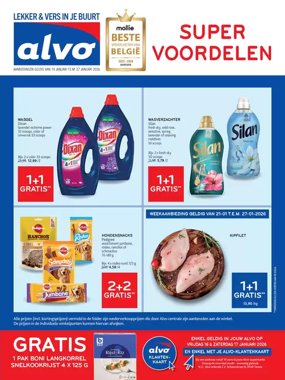 Catalogue Alvo | Alvo Onze folder,boordevol aanbiedingen - NL | 2026-01-14T00:00:00.000Z - 2026-01-27T00:00:00.000Z