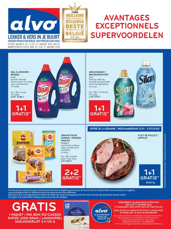 Catalogue Alvo | Alvo Notre dépliant,regorge de promotions - FR | 2026-01-14T00:00:00.000Z - 2026-01-27T00:00:00.000Z