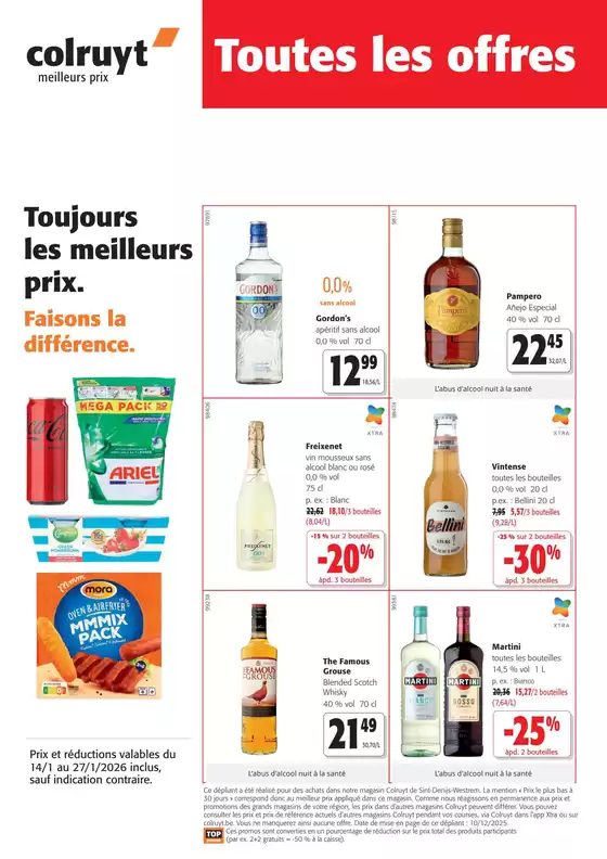 Catalogue Colruyt | Nos meilleures offres pour vous | 2026-01-14T00:00:00.000Z - 2026-01-27T00:00:00.000Z
