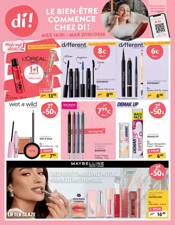 Catalogue Di à Charleroi | Commence Chez Di! FR | 2026-01-14T00:00:00.000Z - 2026-01-27T00:00:00.000Z