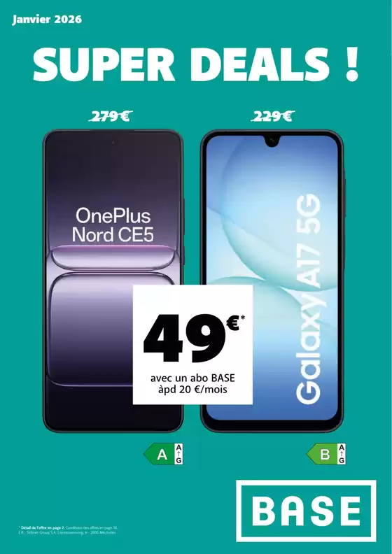 Catalogue Base à Charleroi | Super Deals FR | 2026-01-14T00:00:00.000Z - 2026-02-02T00:00:00.000Z
