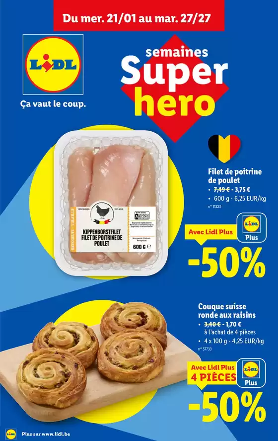 Catalogue Lidl à Gent | 2101 - 2701 | 2026-01-21T00:00:00.000Z - 2026-01-27T00:00:00.000Z