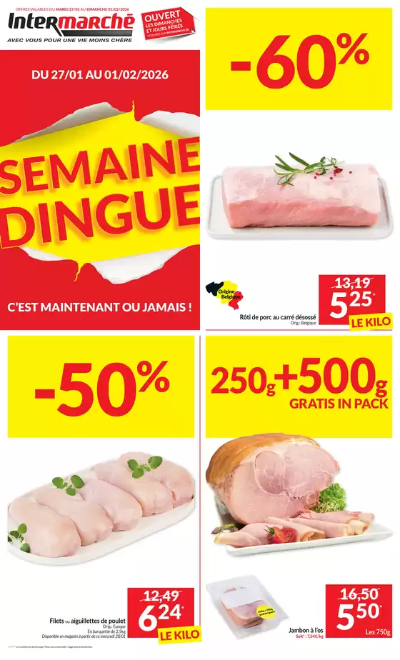 Catalogue Intermarché | Decouvrez notre folder du 27 01 26 - FR | 2026-01-27T00:00:00.000Z - 2026-02-01T00:00:00.000Z