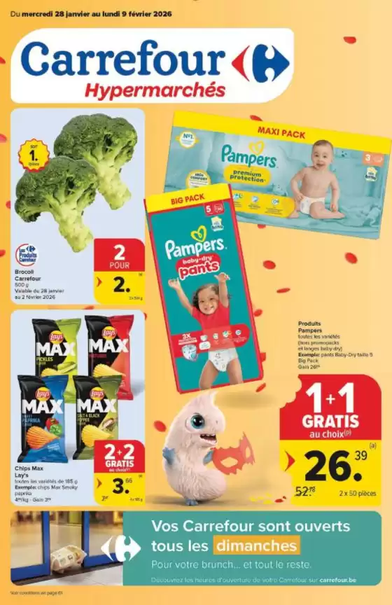 Catalogue Carrefour à Hasselt | Offres spéciales pour vous | 2026-01-28T00:00:00.000Z - 2026-02-09T00:00:00.000Z
