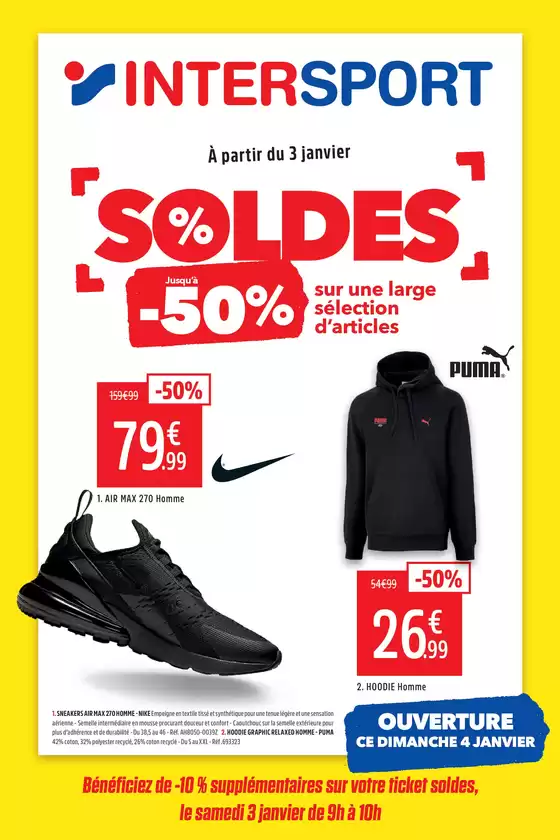 Catalogue Intersport à Anvers | Soldes Mons | 2026-01-23T00:00:00.000Z - 2026-01-31T00:00:00.000Z