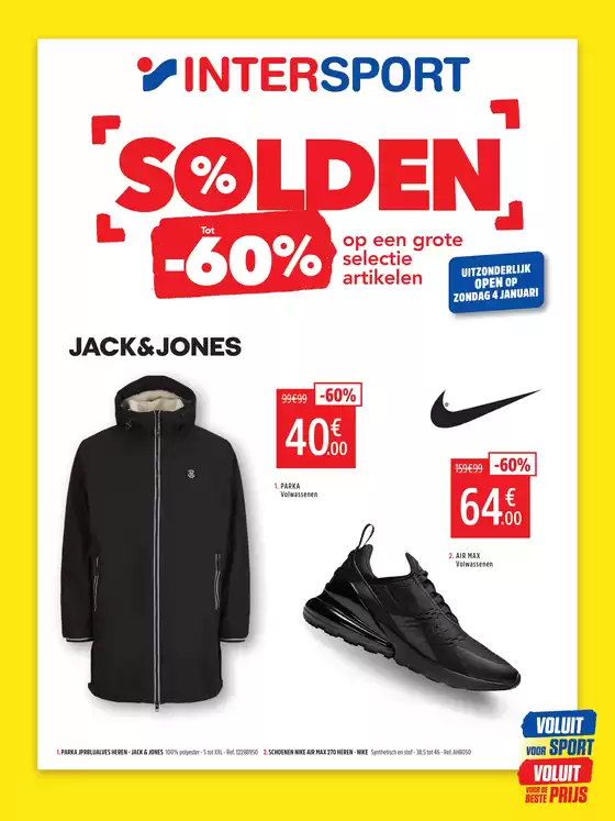 Catalogue Intersport à Anvers | Solden Tournai | 2026-01-23T00:00:00.000Z - 2026-01-31T00:00:00.000Z