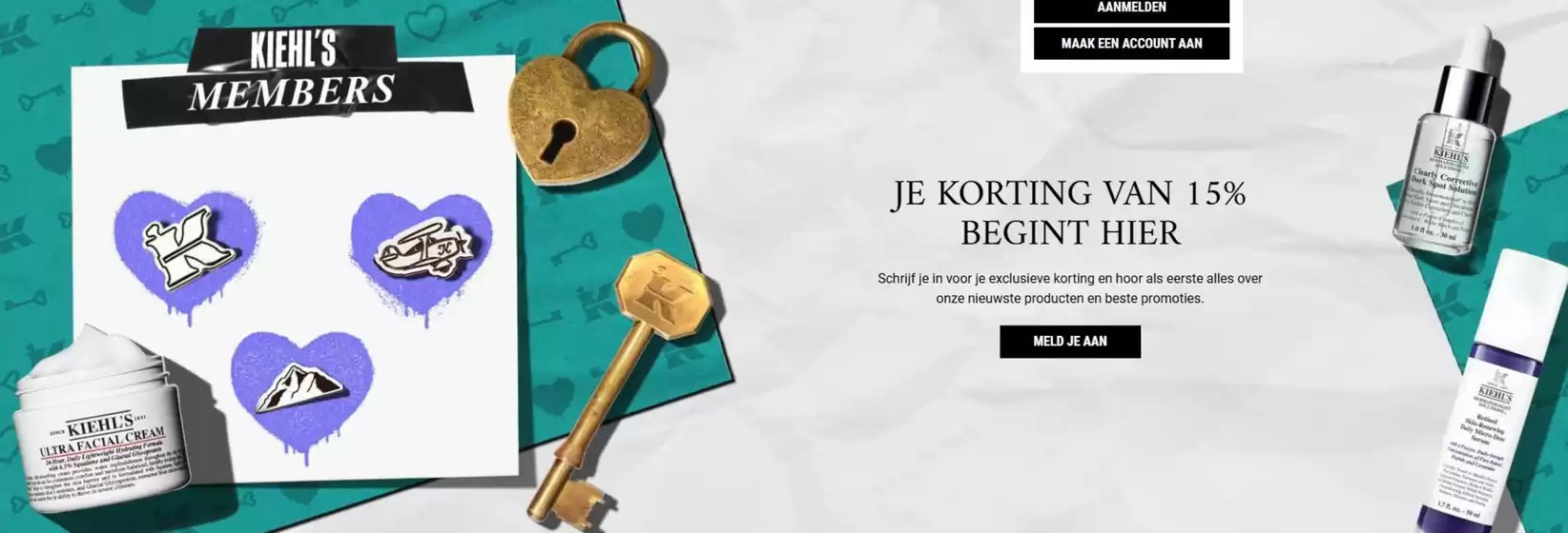 Catalogue Kiehl's | Korting Van 15% | 2026-01-24T00:00:00.000Z - 2026-02-11T00:00:00.000Z