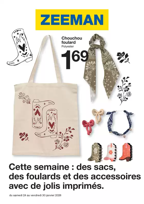 Catalogue Zeeman | Zeeman Semaine 5 du samedi 24 janvier au vendredi 30 janvier 2026. | 2026-01-24T00:00:00.000Z - 2026-01-30T00:00:00.000Z