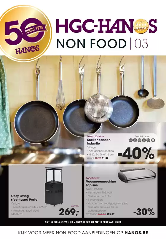 Catalogue Hanos à Charleroi | Non Food 3 | 2026-01-26T00:00:00.000Z - 2026-02-08T00:00:00.000Z