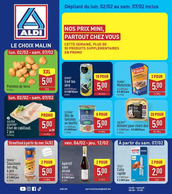 Catalogue Aldi | Bons plans exclusifs | 2026-02-02T00:00:00.000Z - 2026-07-02T00:00:00.000Z