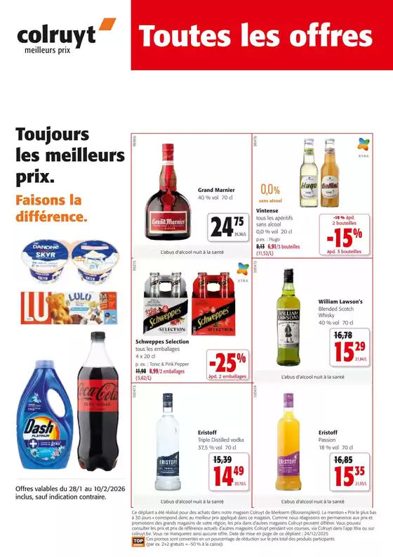 Catalogue Colruyt à Lier | Nouvelles offres à découvrir | 2026-01-28T00:00:00.000Z - 2026-02-10T00:00:00.000Z