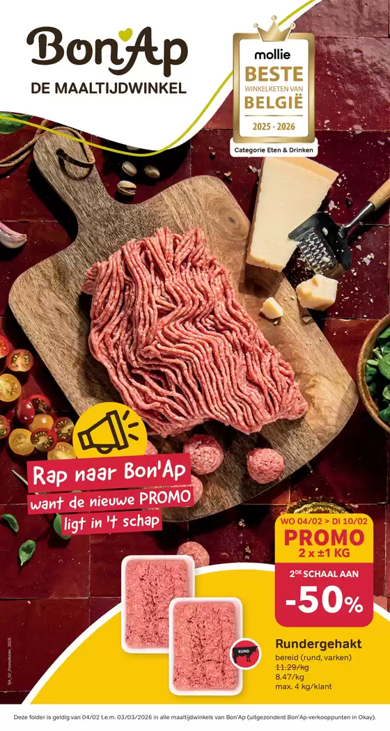 Catalogue Bon'Ap à Erquelinnes | F9ebc20a 7dda 4a39 b140 b925320175f1.pdfresponse content dispositionattachment3B filename2A3DUTF 82727Buurtslagers2520 2520Bon2527Ap2520 2520F2026 BA 02 | 2026-02-04T00:00:00.000Z - 2026-03-03T00:00:00.000Z