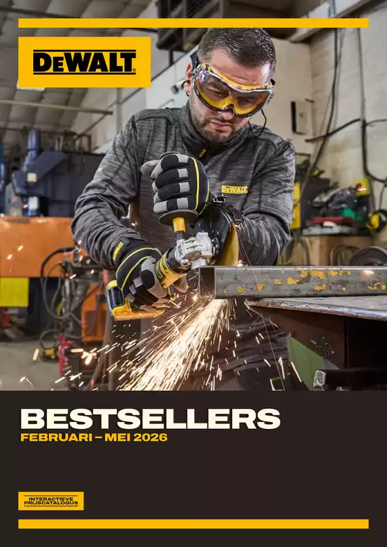Catalogue DeWALT à Anvers | Bestsellers 2026 | 2026-01-30T00:00:00.000Z - 2026-05-29T00:00:00.000Z