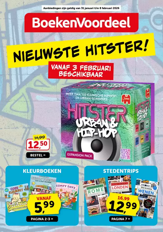 Catalogue Boekenvoordeel | Offres et promotions actuelles | 2026-01-31T00:00:00.000Z - 2026-02-08T00:00:00.000Z