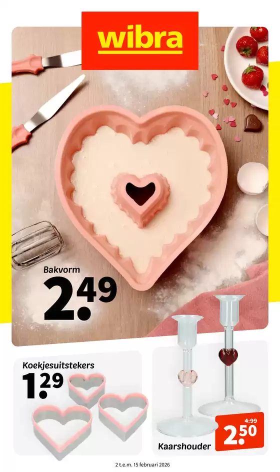 Catalogue Wibra à Zandhoven | Wibra folder - NL | 2026-02-02T00:00:00.000Z - 2026-02-15T00:00:00.000Z