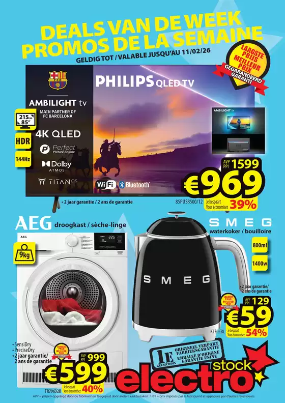 Catalogue ElectroStock à Beauraing | folder ElectroStock - NL | 2026-02-01T00:00:00.000Z - 2026-02-11T00:00:00.000Z