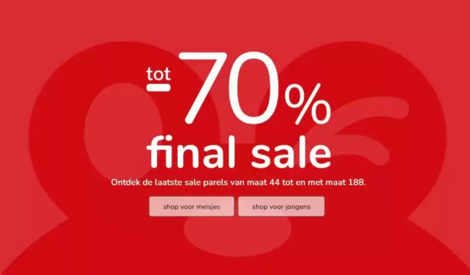 Catalogue Kleertjes à Visé | -70% Final Sale | 2026-02-04T00:00:00.000Z - 2026-02-18T00:00:00.000Z
