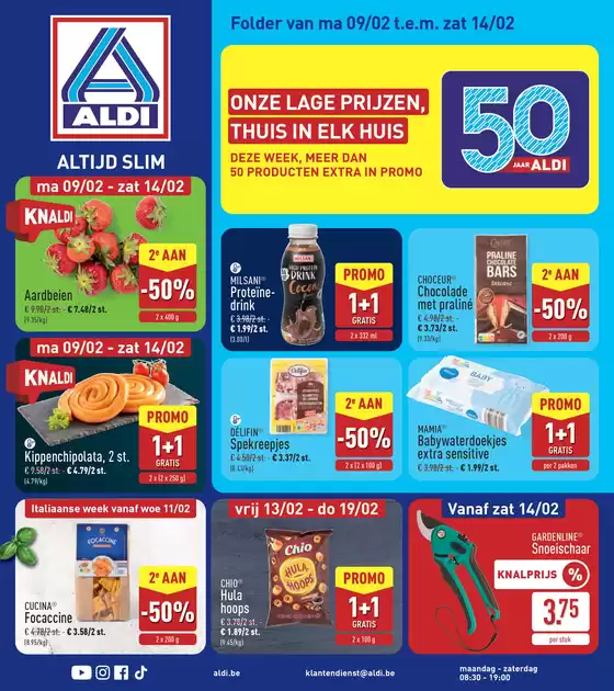 Catalogue Aldi à La Calamine | Meilleures offres pour les acheteurs économes | 2026-02-09T00:00:00.000Z - 2026-02-14T00:00:00.000Z