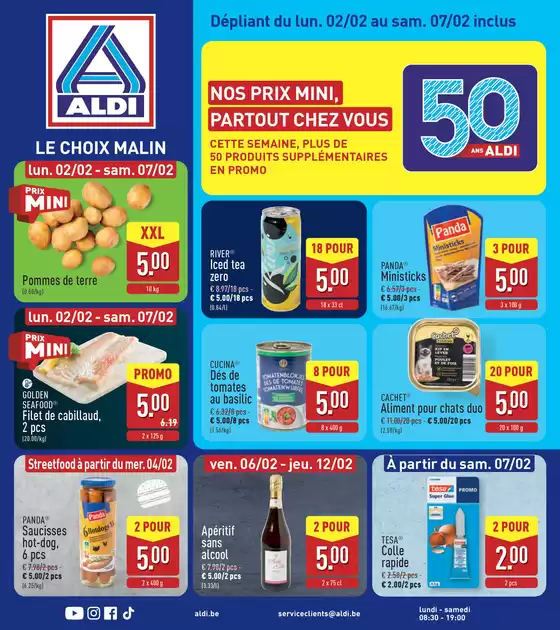 Catalogue Aldi à La Calamine | Découvrez des offres attractives | 2026-02-02T00:00:00.000Z - 2026-07-02T00:00:00.000Z
