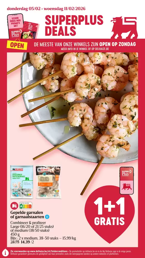 Catalogue Delhaize à Braine-l'Alleud | Folder Delhaize - NL | 2026-02-05T00:00:00.000Z - 2026-02-11T00:00:00.000Z