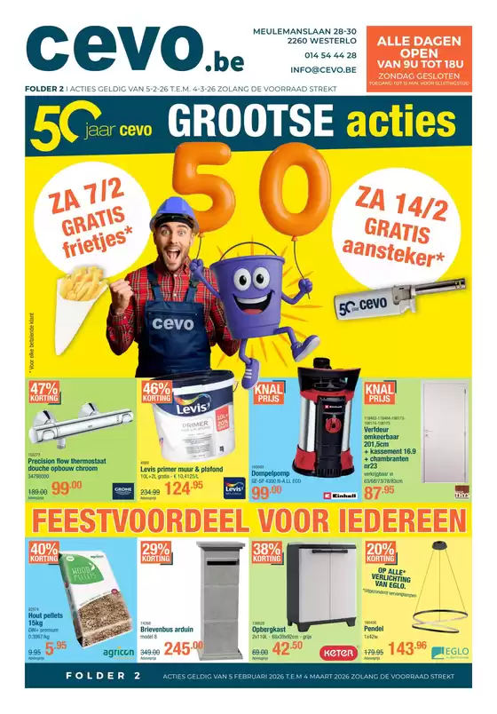 Catalogue Cevo à Huy | Acties | 2026-02-05T00:00:00.000Z - 2026-03-04T00:00:00.000Z