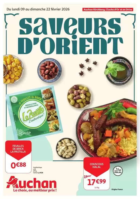 Catalogue Auchan à Izegem | Nos meilleures bonnes affaires | 2026-02-10T00:00:00.000Z - 2026-02-22T00:00:00.000Z