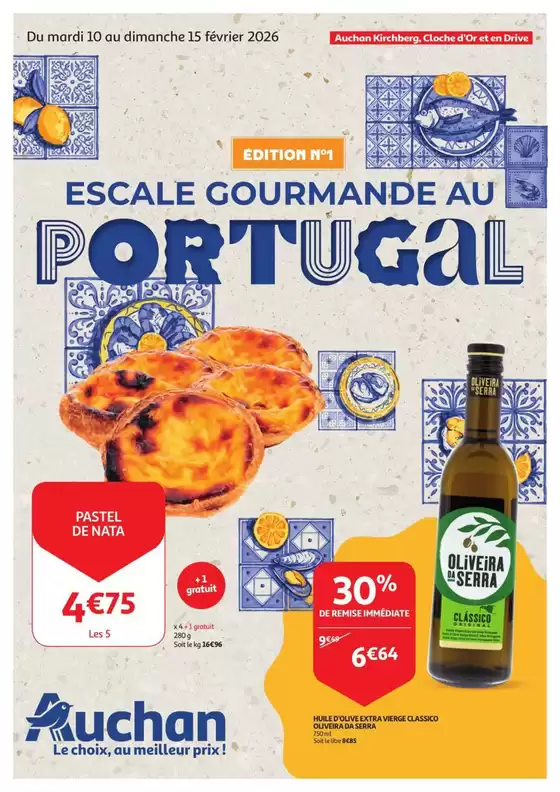 Catalogue Auchan à Izegem | Offres pour les chasseurs de bonnes affaires | 2026-02-10T00:00:00.000Z - 2026-02-15T00:00:00.000Z